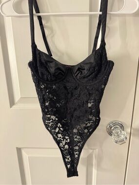 Edikted Black Lace Bodysuit